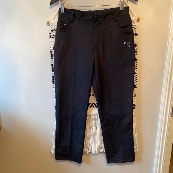 Puma Black Golf Pants size Large youth boys - Picture 1 of 6